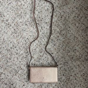 Kate Spade Rose gold crossbody/phone case